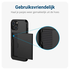 Samsung Galaxy A16 Hoesje met Slider Kaarthouder Back Cover Zwart afbeelding 7