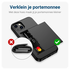 Samsung Galaxy A16 Hoesje met Slider Kaarthouder Back Cover Zwart afbeelding 9