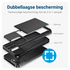 Samsung Galaxy A16 Hoesje met Slider Kaarthouder Back Cover Zwart afbeelding 10