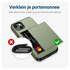 Samsung Galaxy A16 Hoesje met Slider Kaarthouder Back Cover Groen afbeelding 6