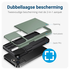 Samsung Galaxy A16 Hoesje met Slider Kaarthouder Back Cover Groen afbeelding 8