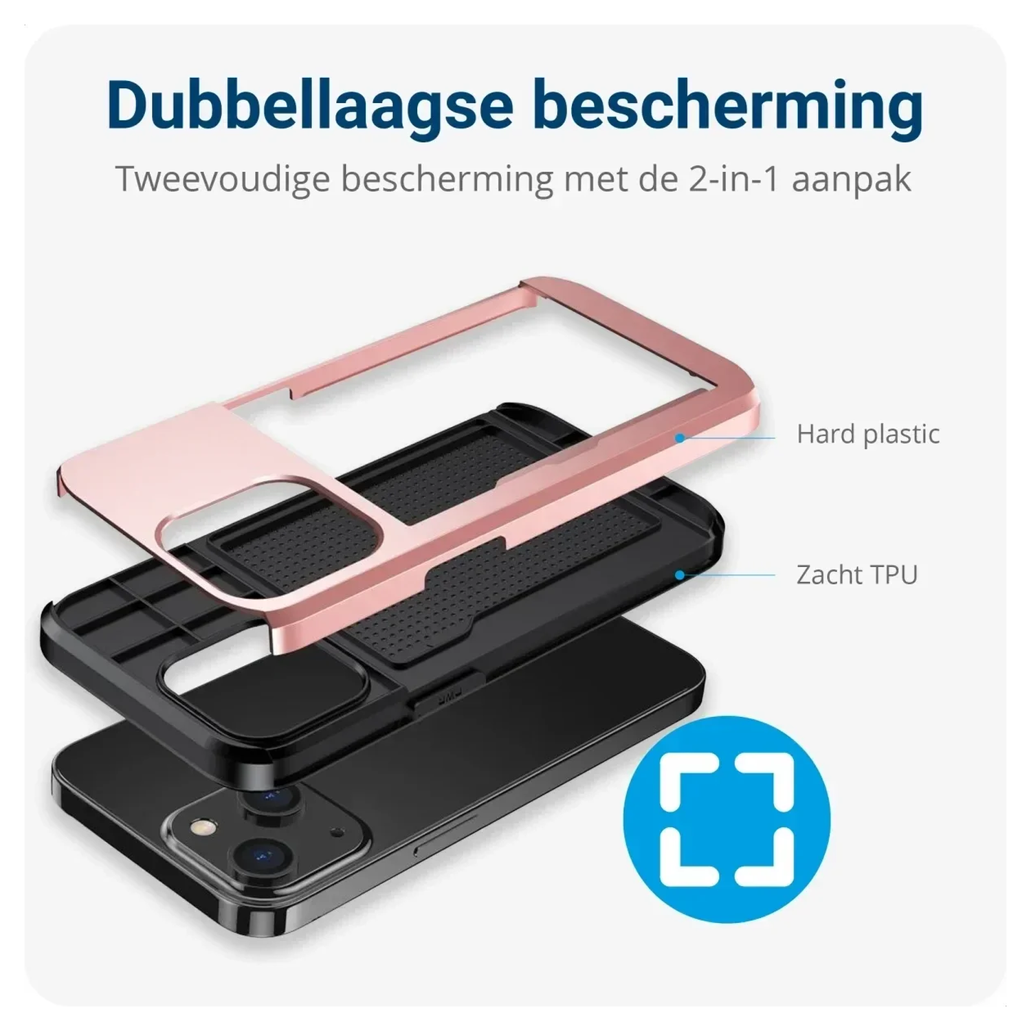 Samsung Galaxy A16 Hoesje met Slider Kaarthouder Back Cover Roze afbeelding 10