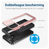 Samsung Galaxy A16 Hoesje met Slider Kaarthouder Back Cover Roze afbeelding 10