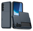 Samsung Galaxy A16 Hoesje met Slider Kaarthouder Back Cover Blauw