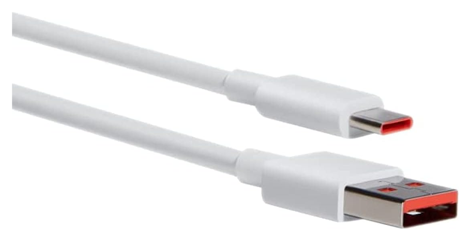 Originele Xiaomi USB-A naar USB-C Kabel 6A 1M Wit afbeelding 5