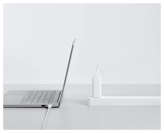 Originele Xiaomi USB-A naar USB-C Kabel 6A 1M Wit afbeelding 3