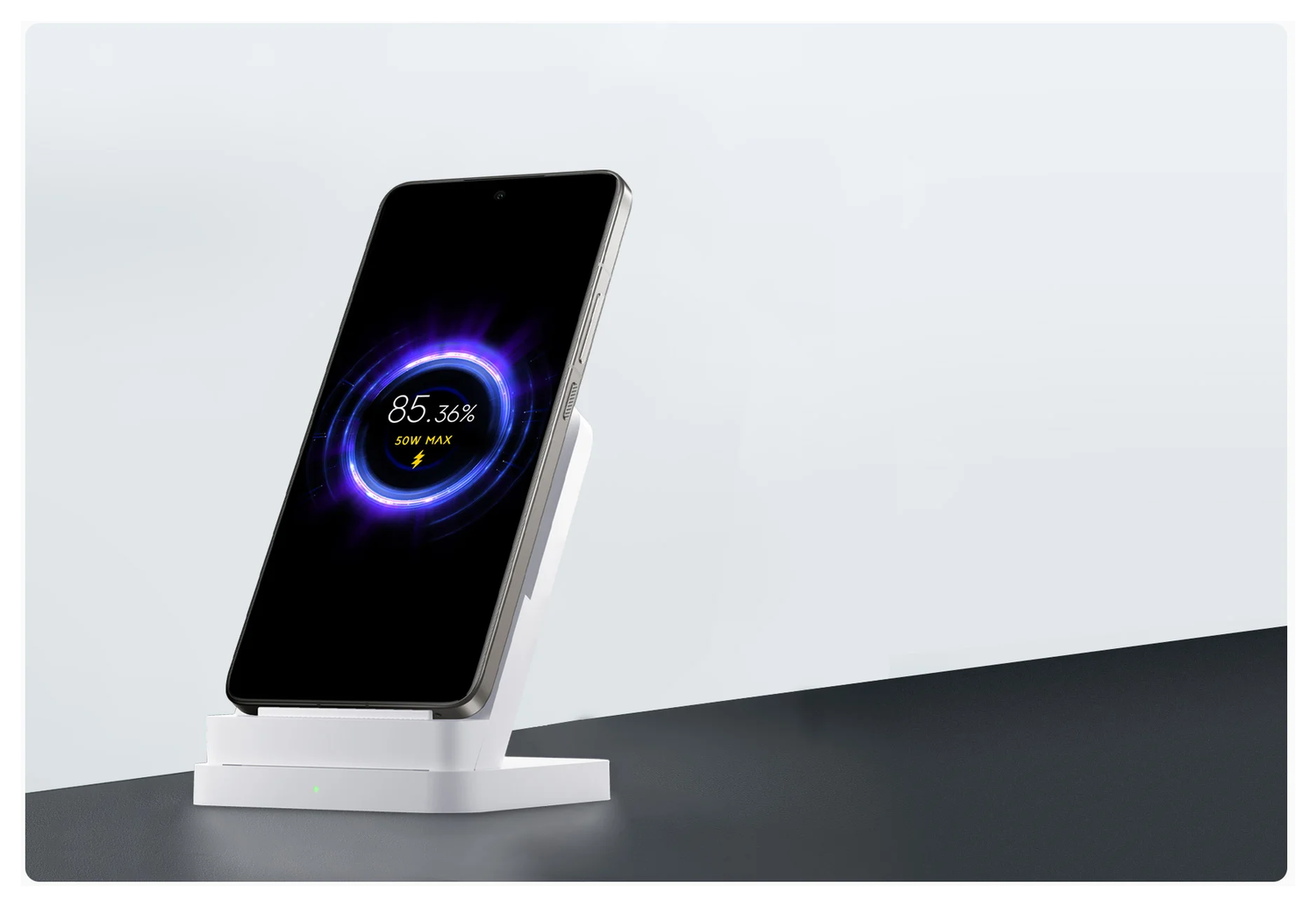 Xiaomi Stand Pro Houder met Draadloos Opladen Snellader 50W Wit afbeelding 3