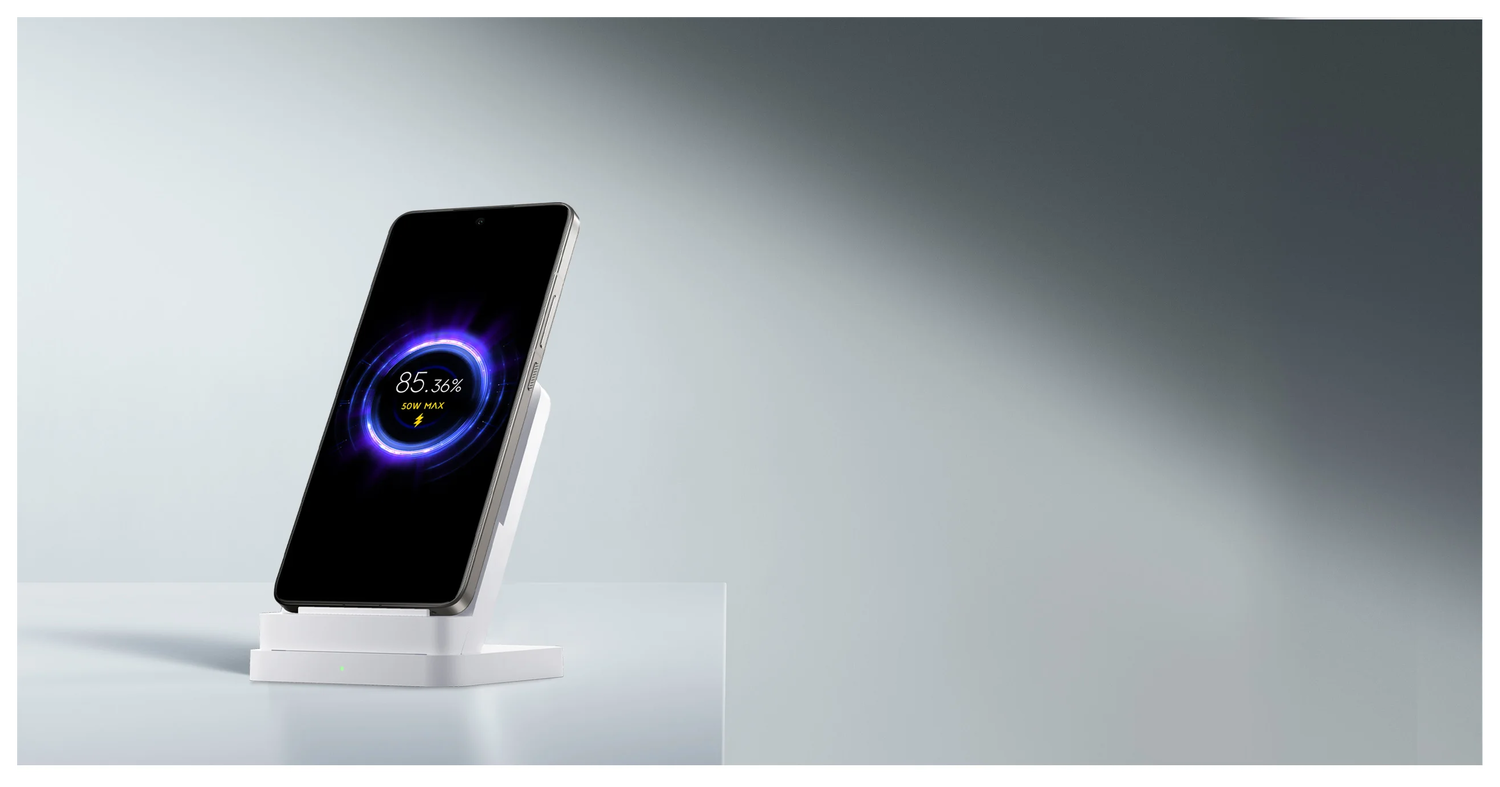 Xiaomi Stand Pro Houder met Draadloos Opladen Snellader 50W Wit afbeelding 6