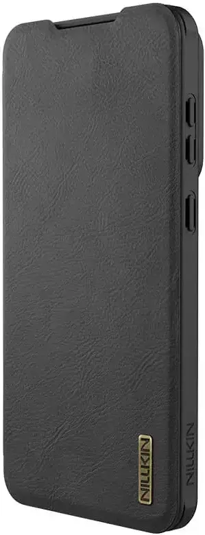 Nillkin Qin Pro Samsung Galaxy S25 Edge Hoesje Book Case met Camera Slider Zwart afbeelding 9