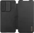 Nillkin Qin Pro Samsung Galaxy S25 Edge Hoesje Book Case met Camera Slider Zwart afbeelding 2