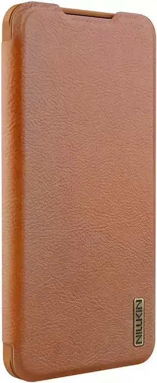 Nillkin Qin Pro Samsung Galaxy S25 Edge Hoesje Book Case met Camera Slider Bruin afbeelding 9