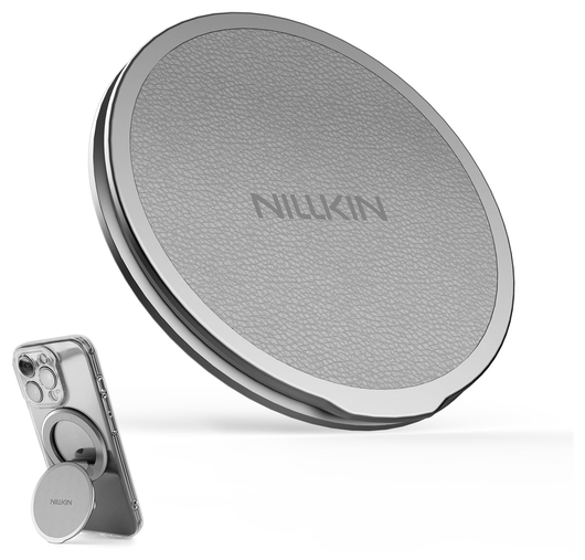 Nillkin Magnetische MagSafe Grip Houder Standaard Grijs afbeelding 1