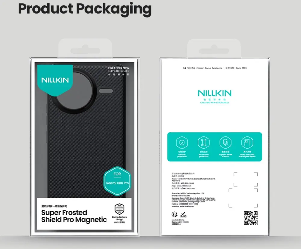 Nillkin Frosted Shield Xiaomi Poco X7 Ultra Hoesje MagSafe Back Cover Zwart afbeelding 11