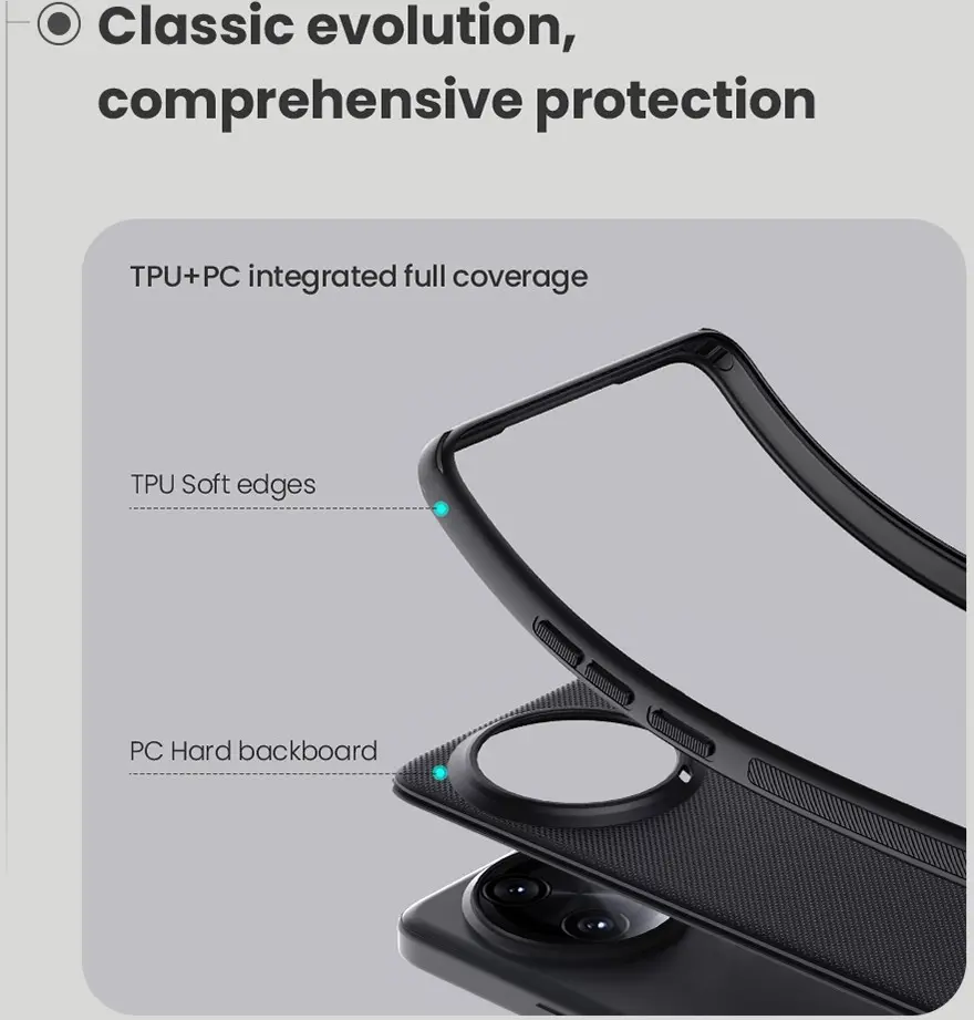Nillkin Frosted Shield Xiaomi Poco X7 Ultra Hoesje MagSafe Back Cover Zwart afbeelding 5