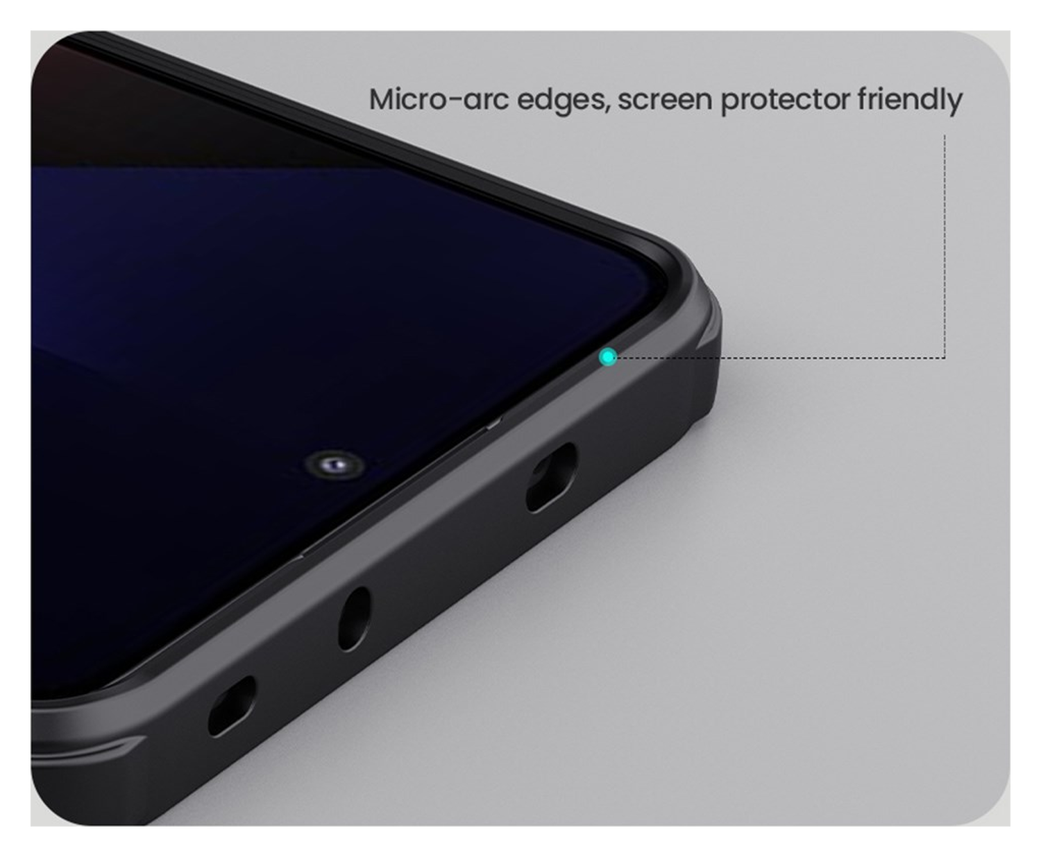 Nillkin Frosted Shield Xiaomi Poco X7 Pro Hoesje MagSafe Back Cover Zwart afbeelding 8
