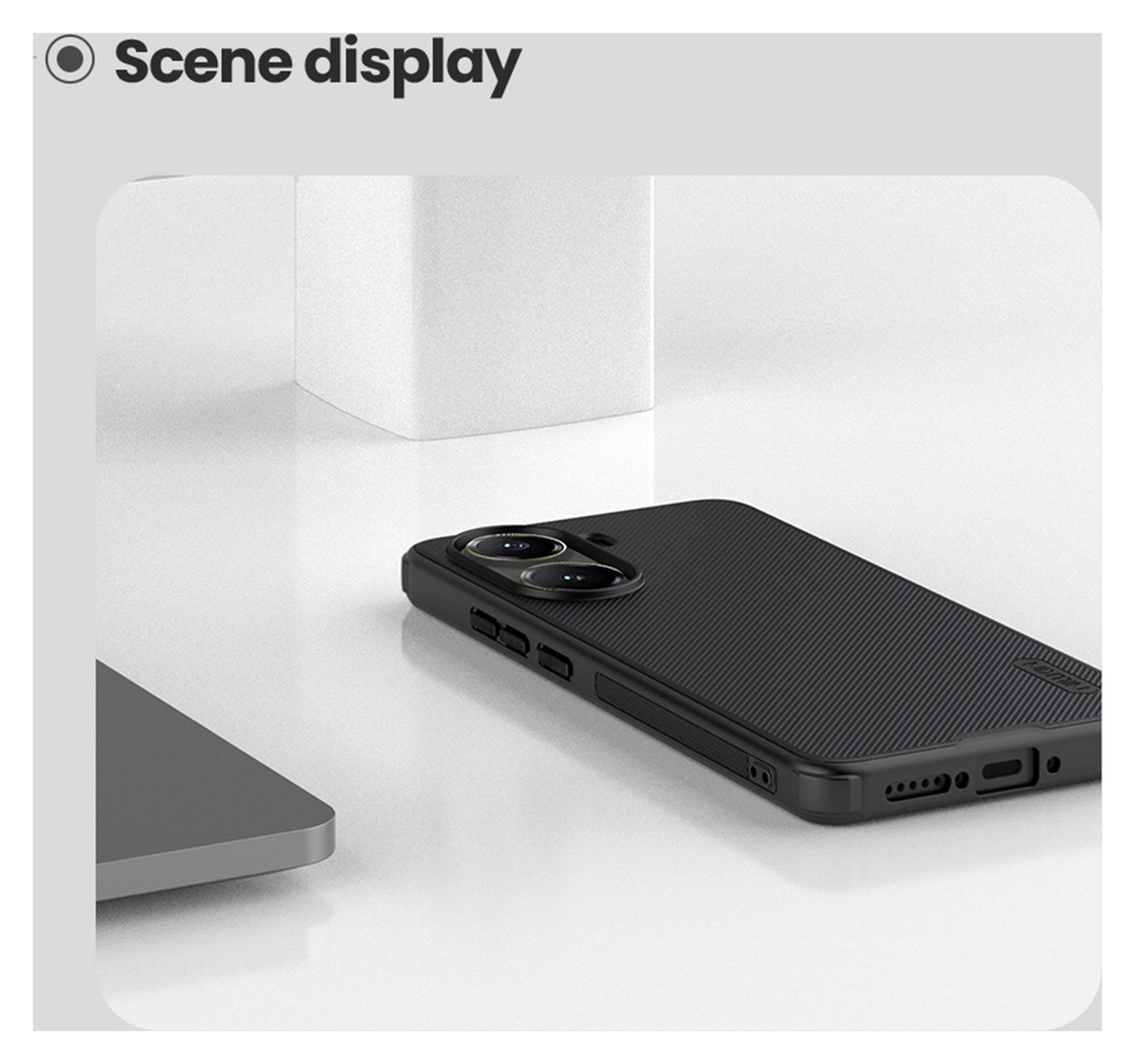 Nillkin Frosted Shield Xiaomi Poco X7 Pro Hoesje MagSafe Back Cover Zwart afbeelding 9