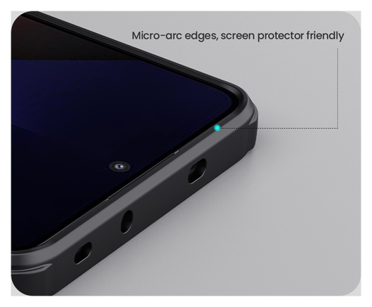 Nillkin Frosted Shield Xiaomi Poco X7 Pro Hoesje MagSafe Back Cover Zwart afbeelding 8