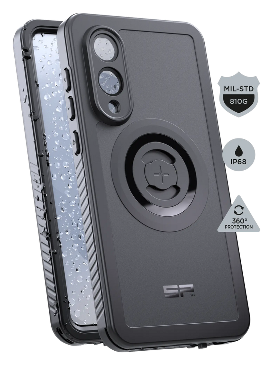 SP Connect Xtreme SPC+ Samsung Galaxy S25 Edge Hoesje Full Protect MagSafe Zwart afbeelding 3