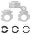 SP Connect Spacer Rings Diameter Adapaters Mirror Mount / Pro afbeelding 2