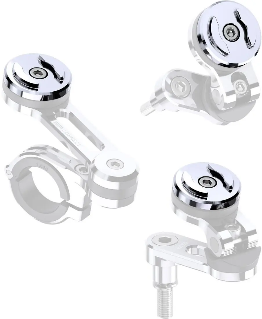 SP Connect Head SPC+ Adapter SPC Houders voor SPC+ Telefoonhoesje Chrome afbeelding 2