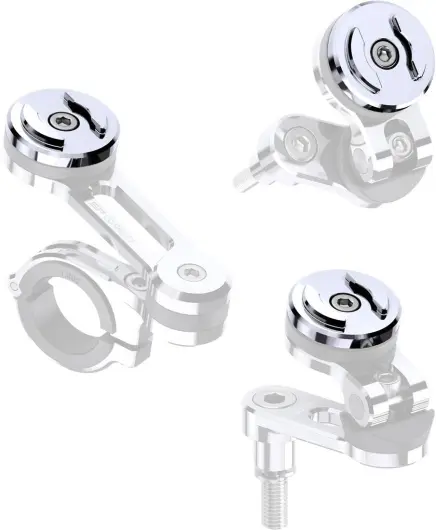 SP Connect Head SPC+ Adapter SPC Houders voor SPC+ Telefoonhoesje Chrome afbeelding 2