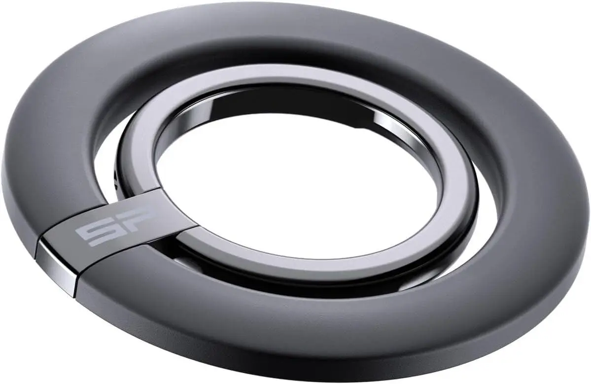 SP Magnetic Ring Mount SPC+ - Telefoon Ring Standaard voor SPC+ Hoesjes Zwart afbeelding 1