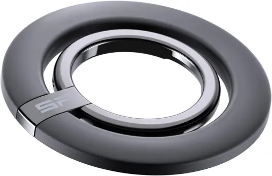 SP Magnetic Ring Mount SPC+ - Telefoon Ring Standaard voor SPC+ Hoesjes Zwart afbeelding 1