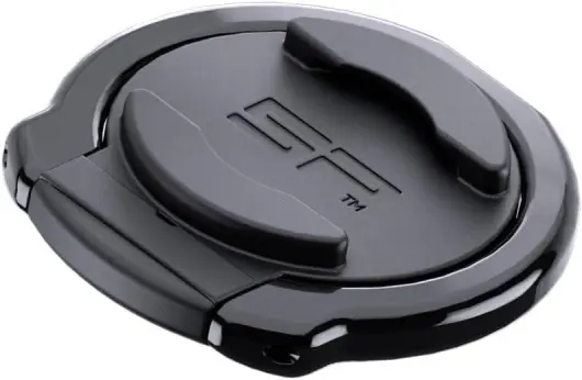 SP Magnetic Ring Mount SPC+ - Telefoon Ring Standaard voor SPC+ Hoesjes Zwart afbeelding 2