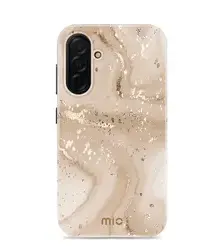 MIO MagSafe Samsung Galaxy A26 Hoesje Hard Shell Back Cover Gold Marble afbeelding