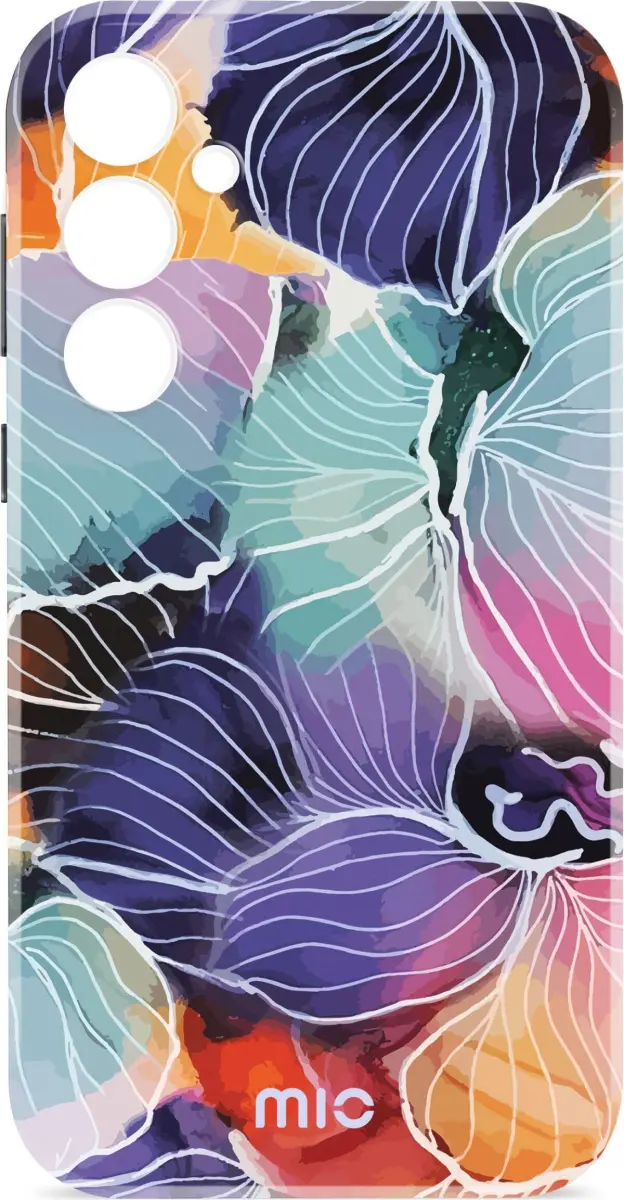 MIO MagSafe Samsung Galaxy A26 Hoesje Hard Shell Back Cover Flowers afbeelding 10