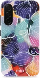 MIO MagSafe Samsung Galaxy A26 Hoesje Hard Shell Back Cover Flowers