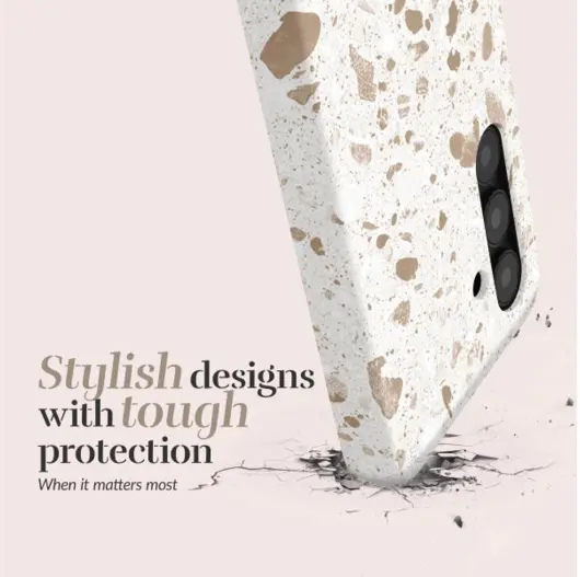 MIO MagSafe Samsung Galaxy A55 Hoesje Hard Shell Back Cover Soft Terrazzo afbeelding 3