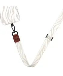 MIO Lanyard Universeel Nylon Telefoonkoord / Telefoonketting Sandy Zebra afbeelding