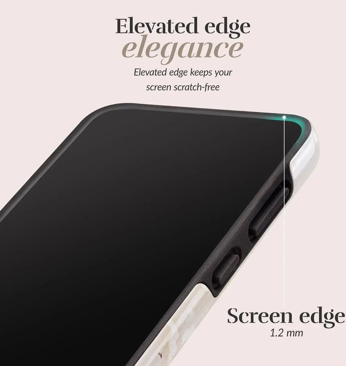MIO MagSafe iPhone 16e Hoesje Hard Shell Back Cover Gold Marble afbeelding 7