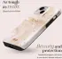 MIO MagSafe iPhone 16e Hoesje Hard Shell Back Cover Gold Marble afbeelding 2