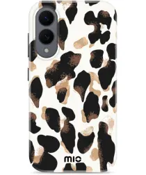 MIO MagSafe Samsung Galaxy S25 Edge Hoesje Back Cover Leopard afbeelding