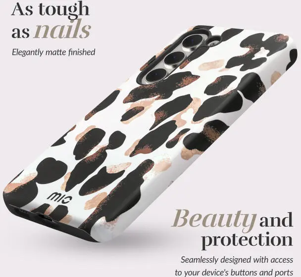MIO MagSafe Samsung Galaxy S25 Edge Hoesje Back Cover Leopard afbeelding 2