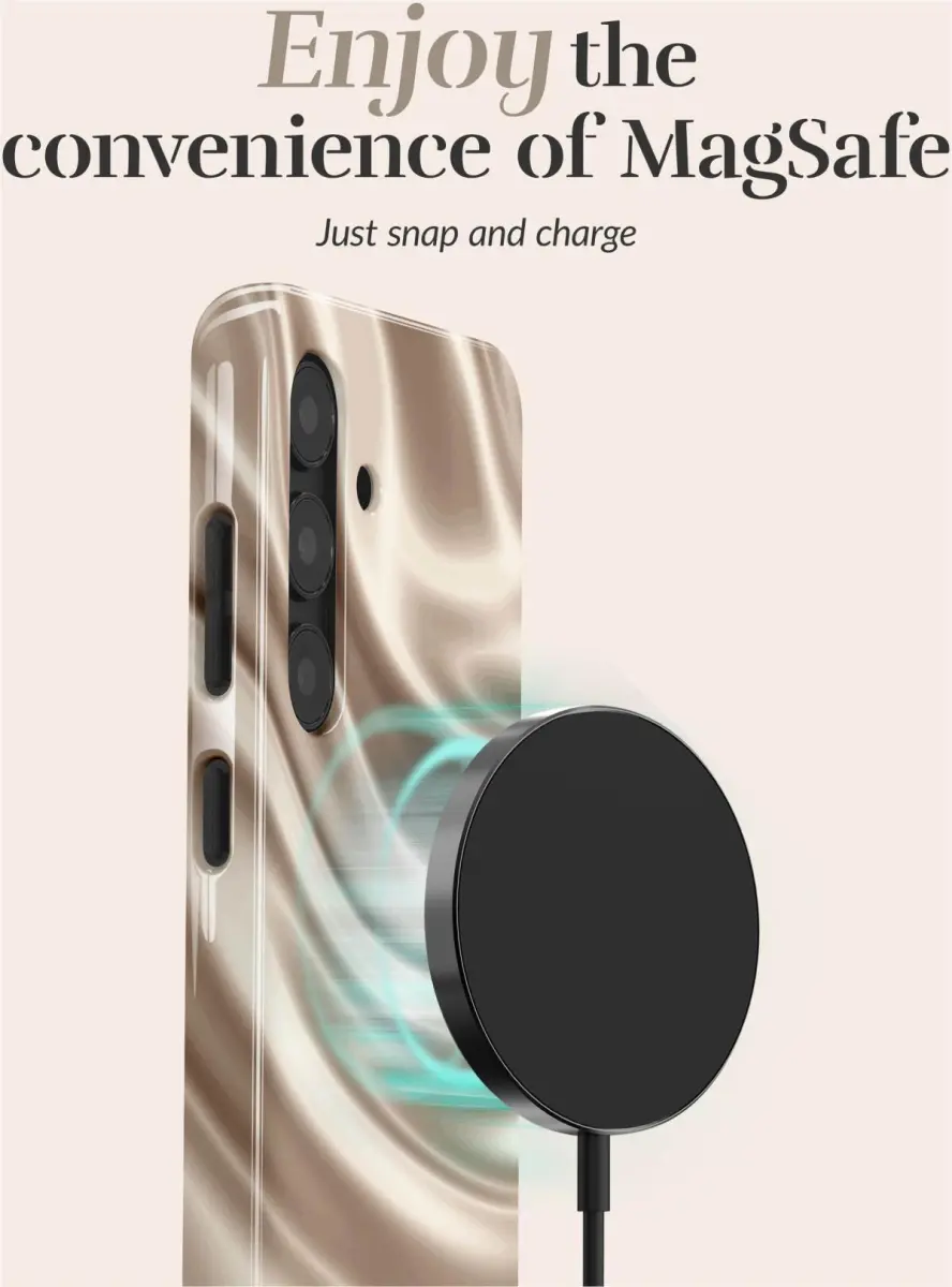 MIO MagSafe Samsung Galaxy A55 Hoesje Hard Shell Back Cover Silky Dreams afbeelding 6
