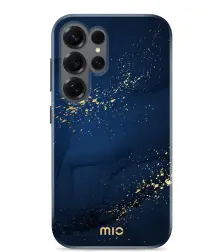 MIO MagSafe / Qi2 Samsung Galaxy S25 Plus Hoesje Back Cover Midnight Sparkle afbeelding