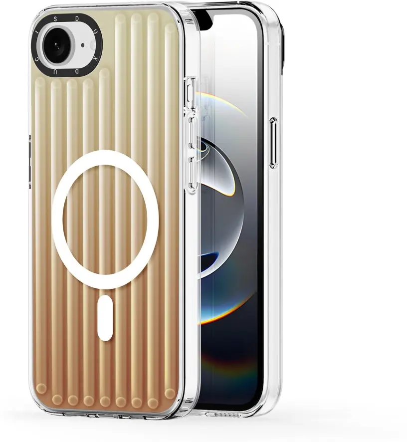 Dux Ducis Zest MagSafe Apple iPhone 16e Hoesje Back Cover Goud afbeelding 1