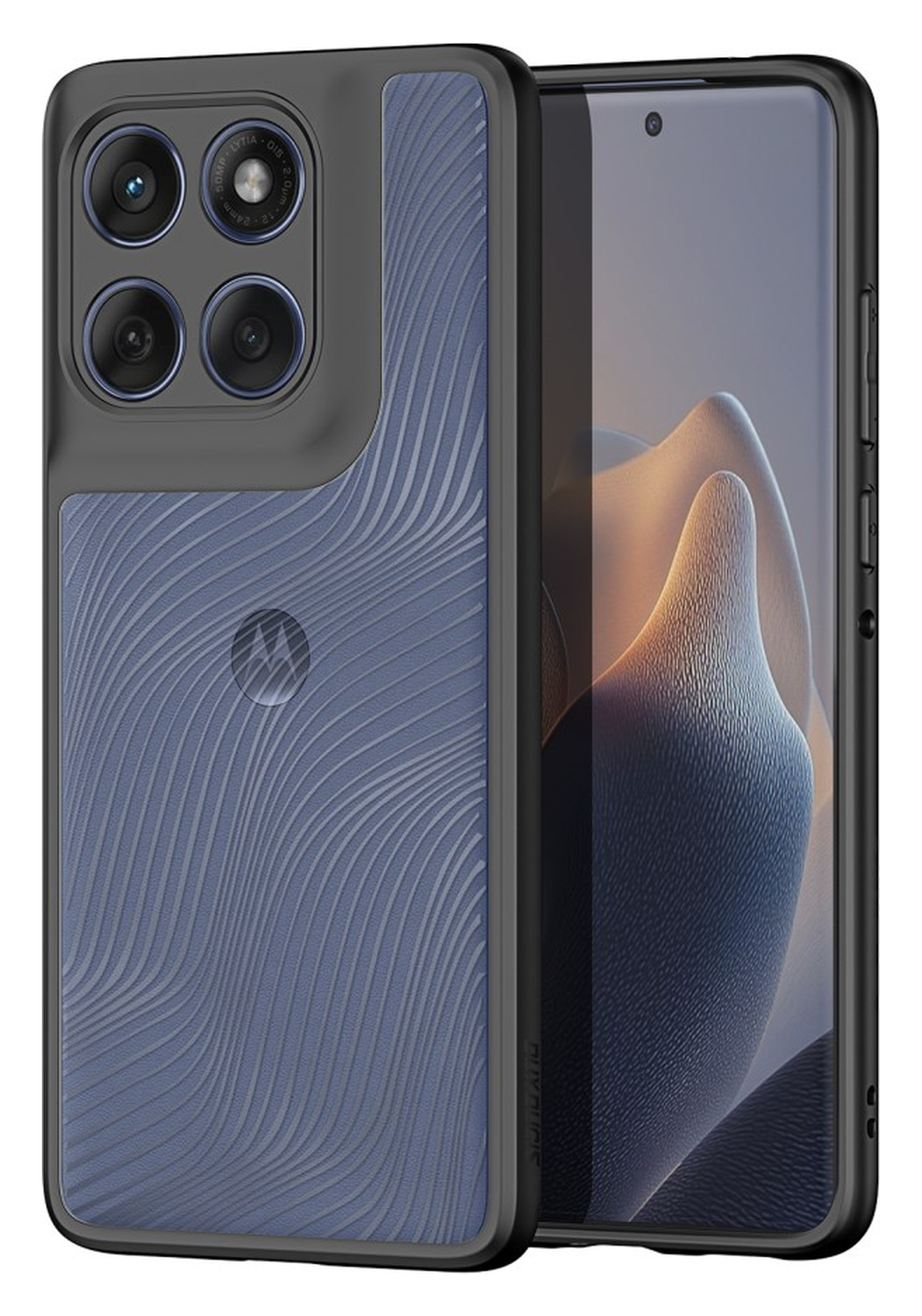 Dux Ducis Aimo Motorola Edge 60 Fusion Hoesje Back Cover Zwart afbeelding 1