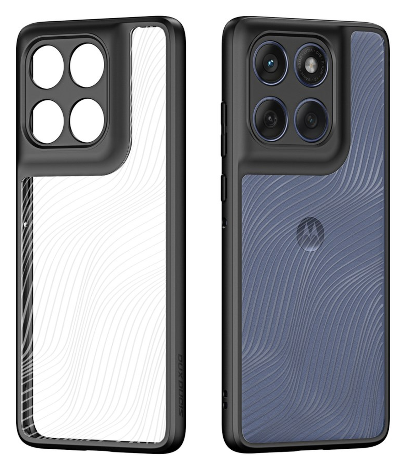 Dux Ducis Aimo Motorola Edge 60 Fusion Hoesje Back Cover Zwart afbeelding 2