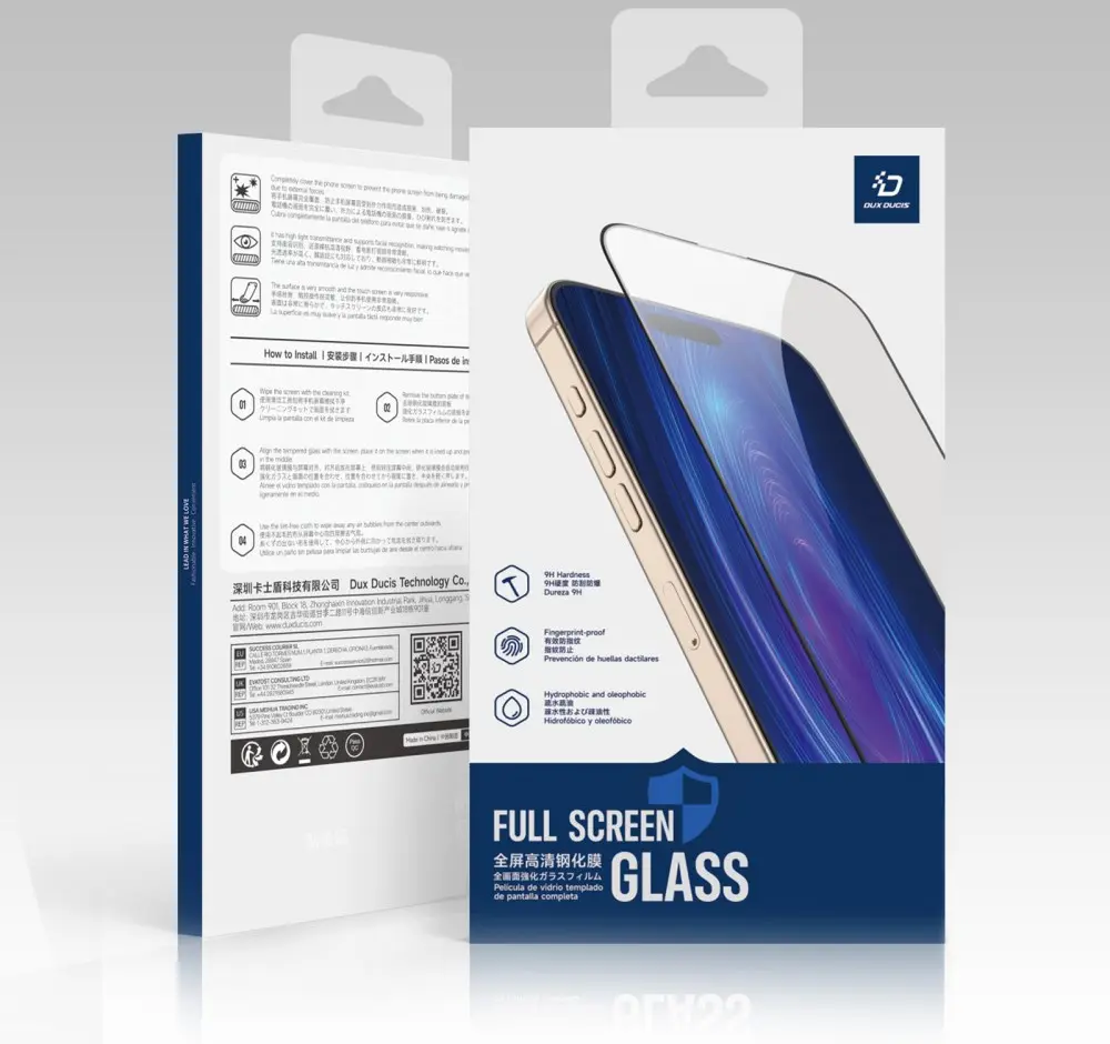 Dux Ducis Oppo Find X8s Screen Protector 9H Tempered Glass afbeelding 7