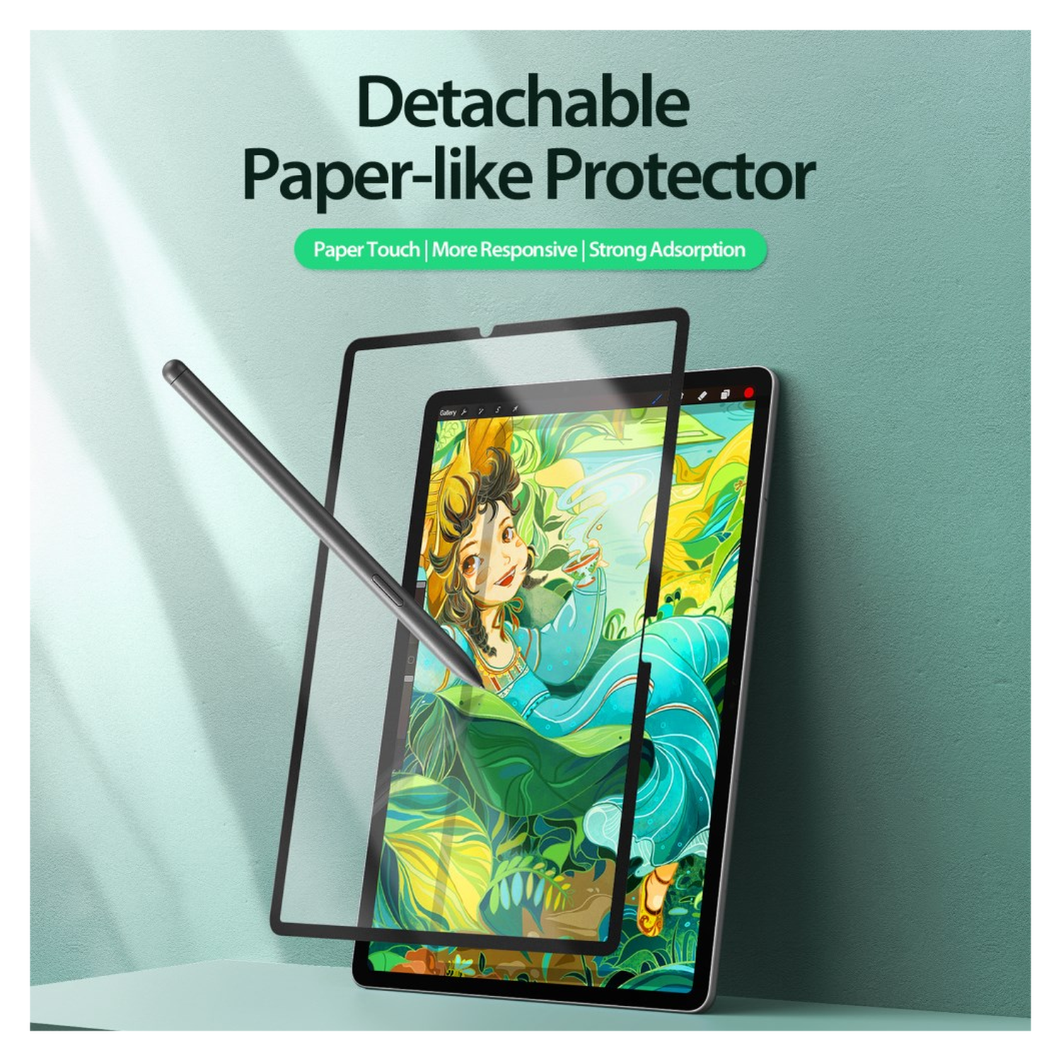 Dux Ducis Naad Samsung Tab S10 FE Plus Screen Protector Papier Gevoel afbeelding 2