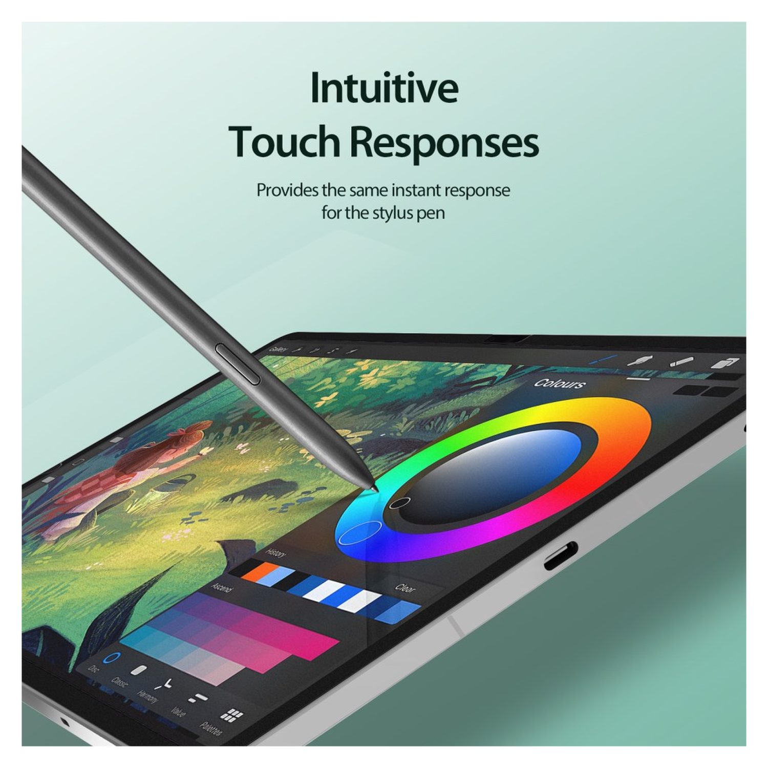 Dux Ducis Naad Samsung Tab S10 FE Plus Screen Protector Papier Gevoel afbeelding 7