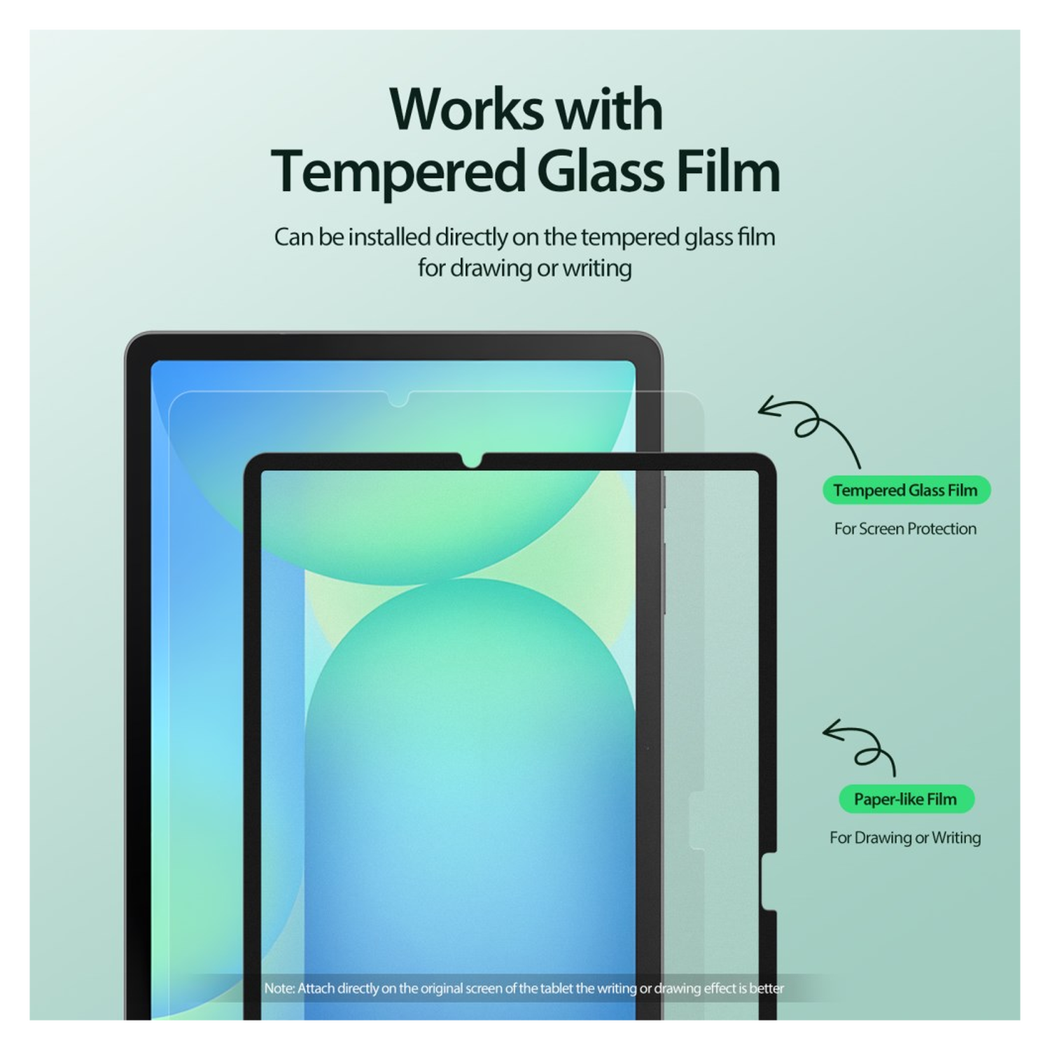 Dux Ducis Naad Samsung Tab S10 FE Plus Screen Protector Papier Gevoel afbeelding 8