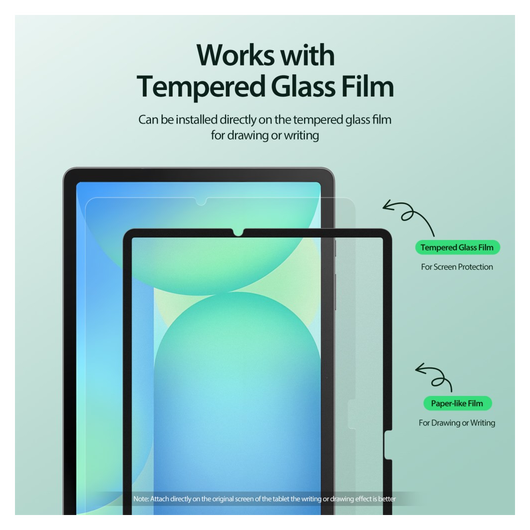 Dux Ducis Naad Samsung Tab S10 FE Plus Screen Protector Papier Gevoel afbeelding 8