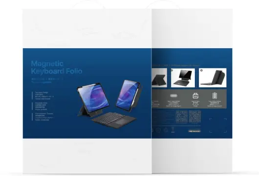 Dux Ducis Samsung Galaxy Tab S10 FE Plus Hoes Bluetooth Toetsenbord Zwart afbeelding 11