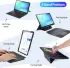 Dux Ducis Samsung Galaxy Tab S10 FE Plus Hoes Bluetooth Toetsenbord Zwart afbeelding 7