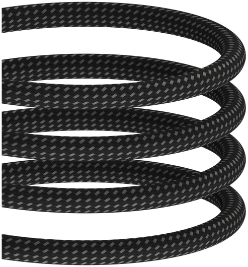 Buddi Flex 3.5mm Jack Aux Audio Kabel 1 Meter Zwart afbeelding 9
